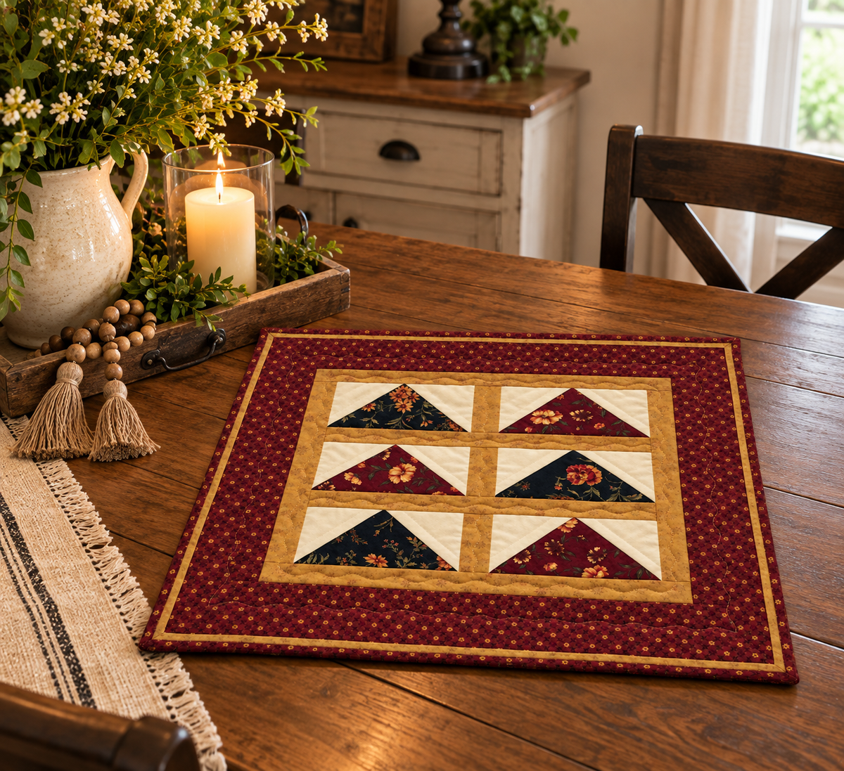 Tents of Jacob — Quilted Wall Hanging & Table Mat