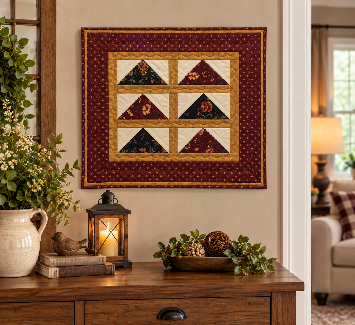Tents of Jacob — Quilted Wall Hanging & Table Mat