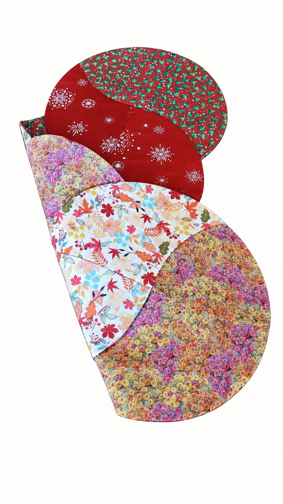 Autumn / Christmas Tree–Reversible Twist Table Runner