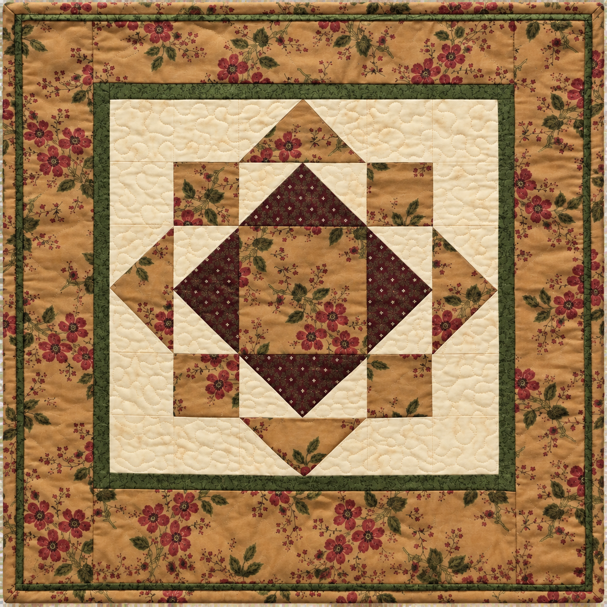 Compass of Faith — Quilted Wall Hanging & Table Mat