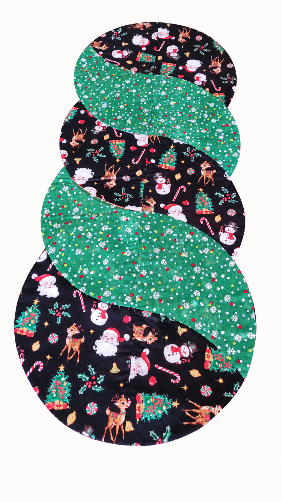 Woodland Fall/ Christmas Fun–Reversible Twist Table Runner