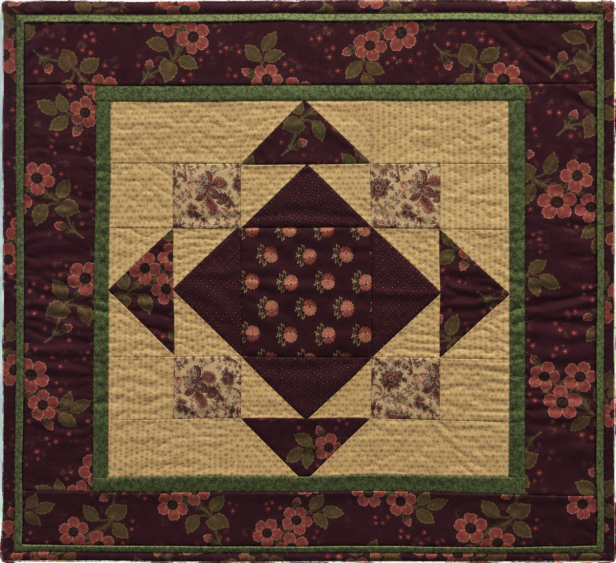 Cornerstone — Quilted Wall Hanging & Table Mat