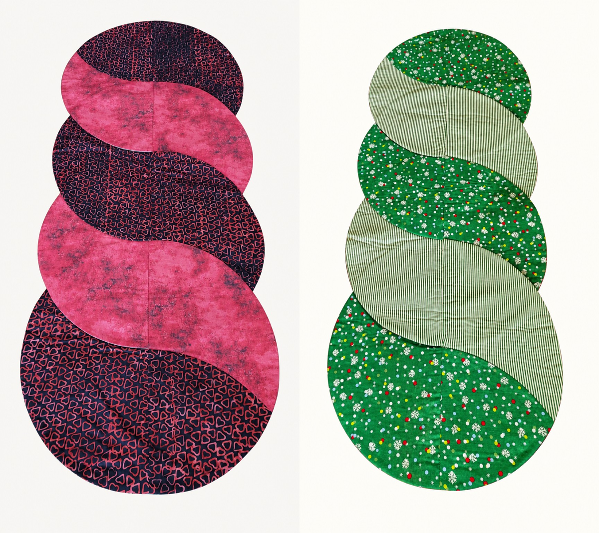 Christmas/ Valentine's –Reversible Twist Table Runner