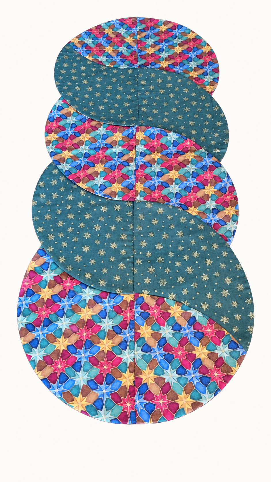 Vintage Thanksgiving / Twinkle Light Christmas–Reversible Twist Table Runner