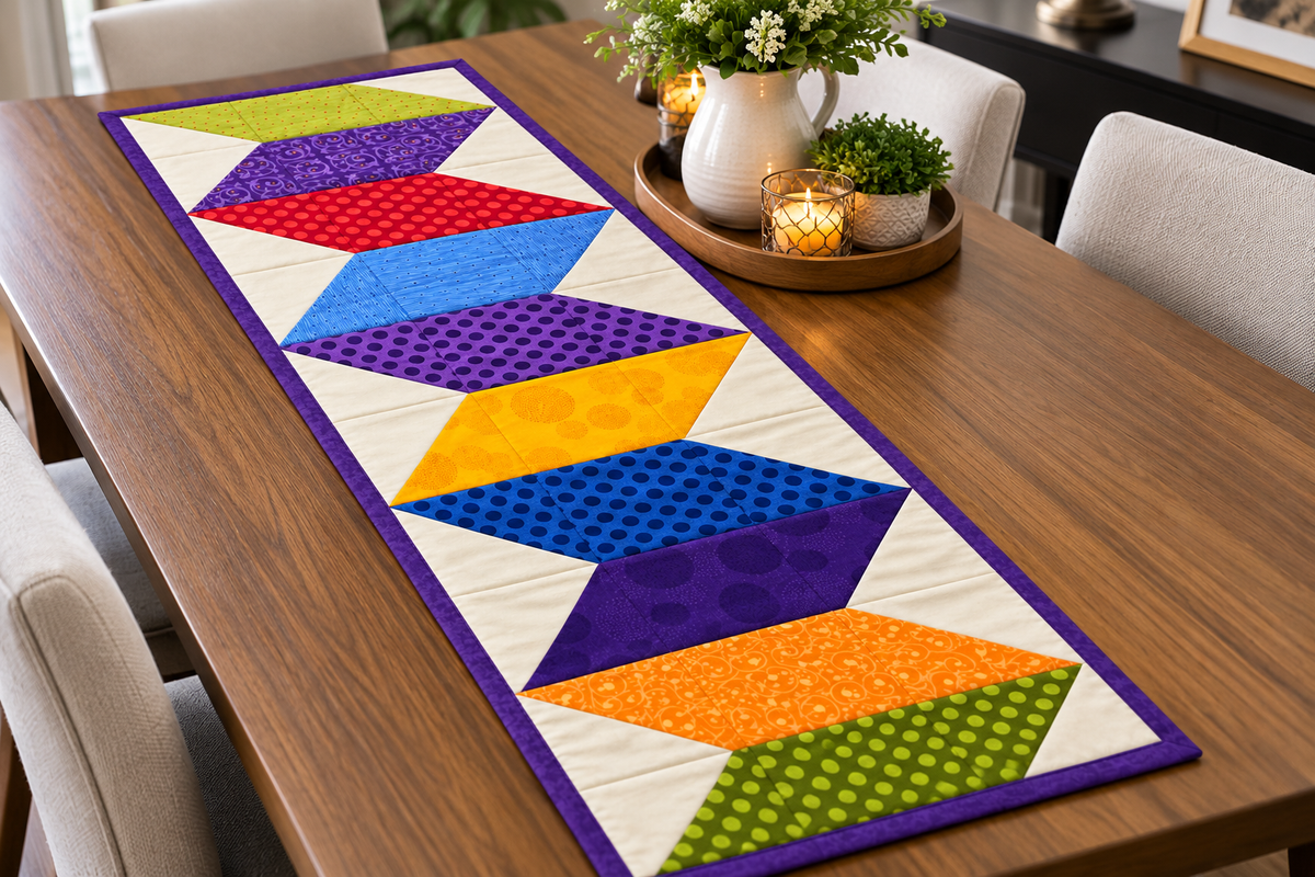 Varigated Path — Table Runner