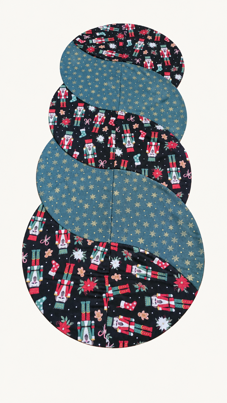 Christmas Baking/ Nutcracker –Reversible Twist Table Runner