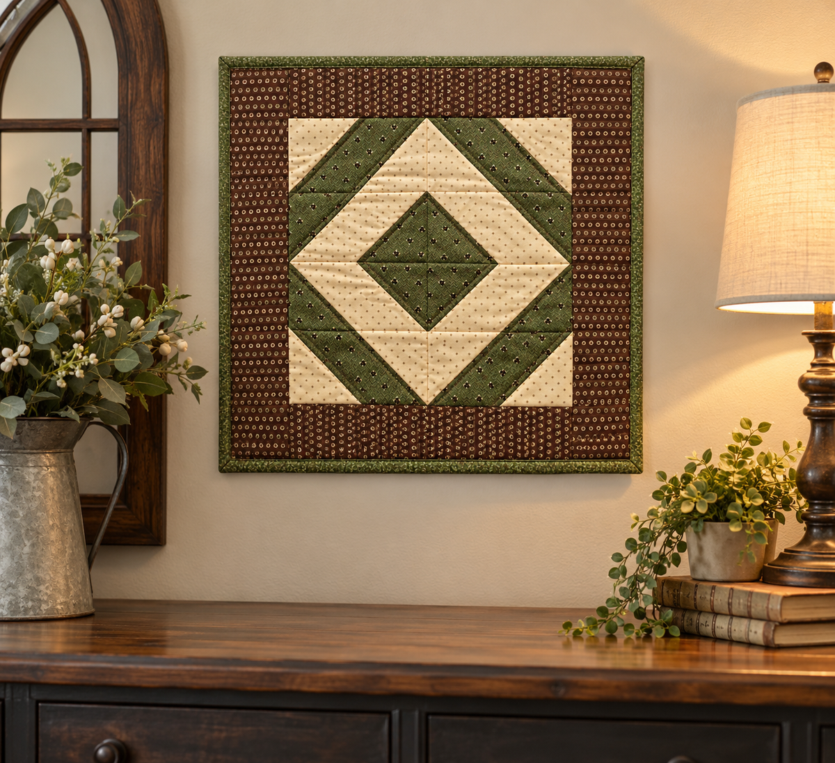 Sower’s Field — Quilted Wall Hanging & Table Mat