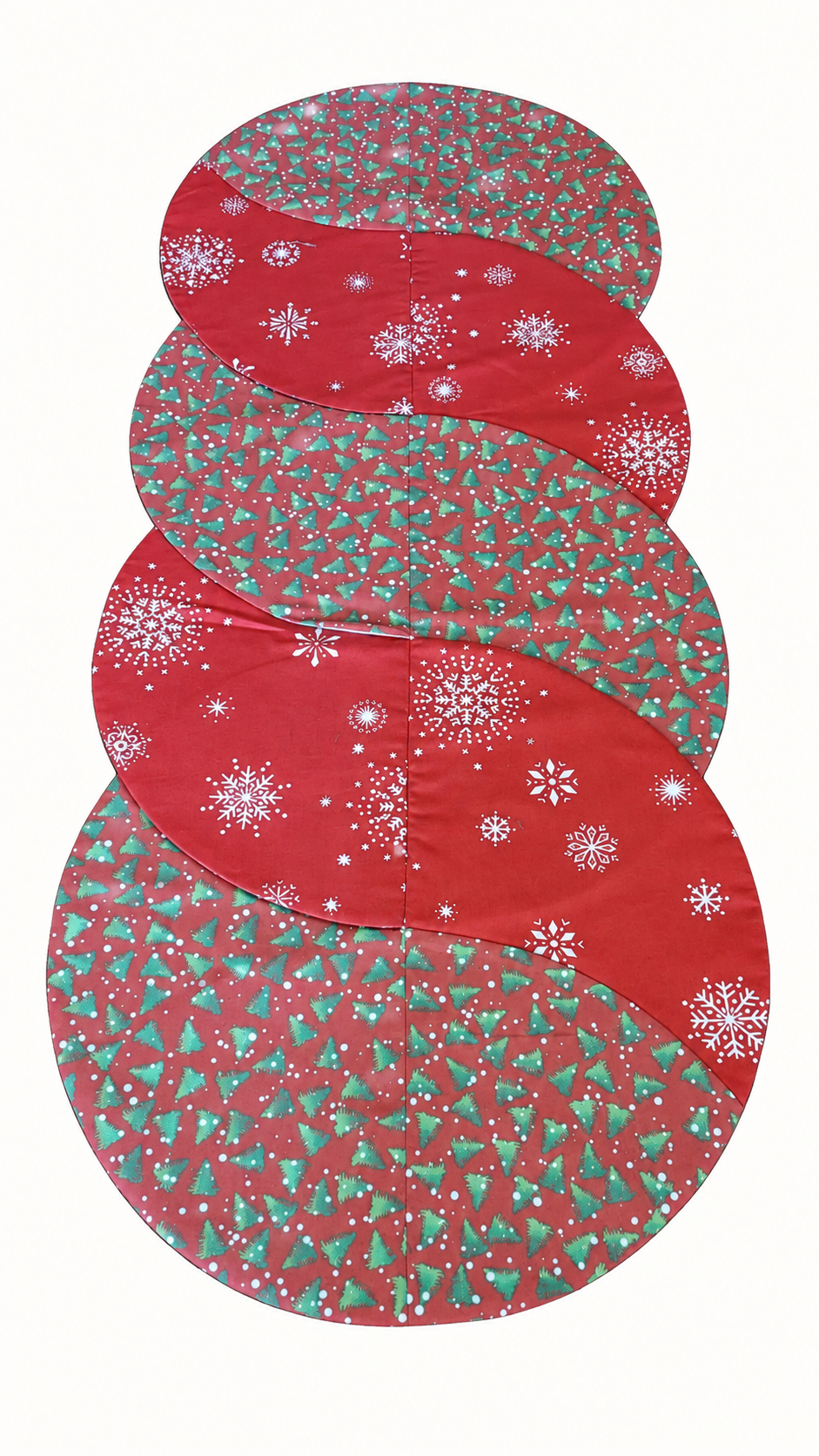 Autumn / Christmas Tree–Reversible Twist Table Runner