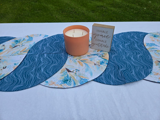 Reversible Twist Table Runner- Long