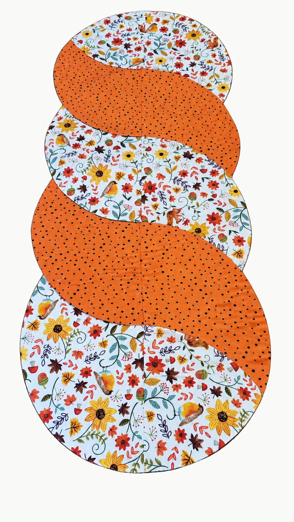 Woodland Fall/ Christmas Fun–Reversible Twist Table Runner