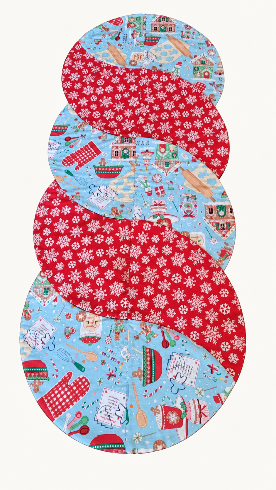 Christmas Baking/ Nutcracker –Reversible Twist Table Runner