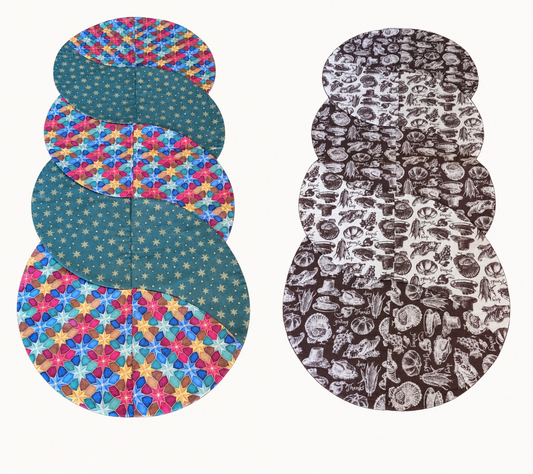 Vintage Thanksgiving / Twinkle Light Christmas–Reversible Twist Table Runner