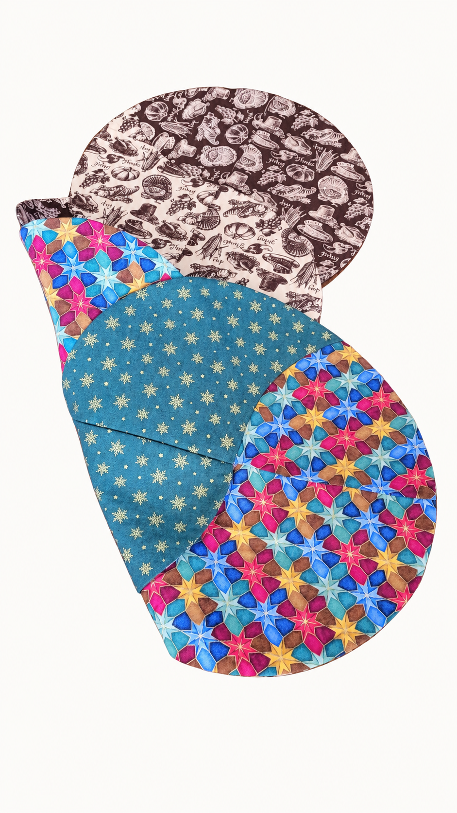 Vintage Thanksgiving / Twinkle Light Christmas–Reversible Twist Table Runner