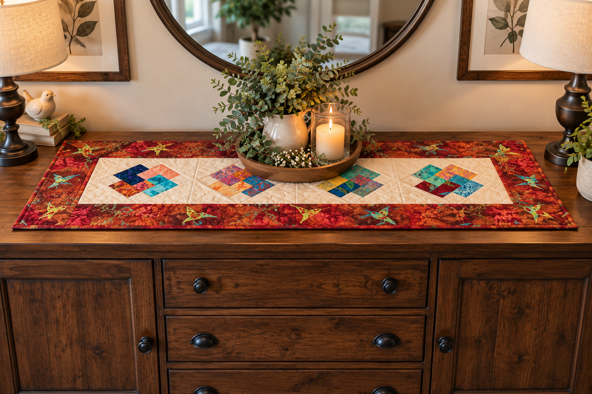 Humming with Joy-Table Runner