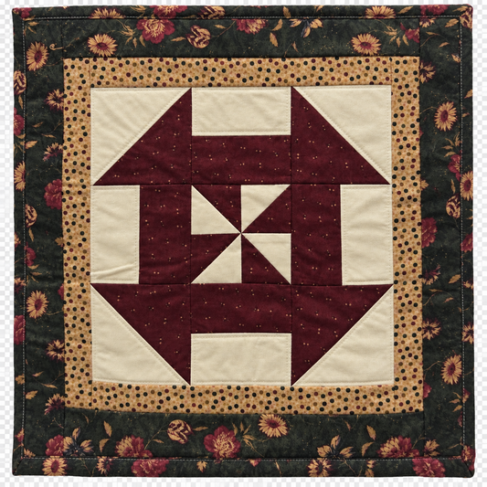 Winds of Mercy — Quilted Wall Hanging & Table Mat