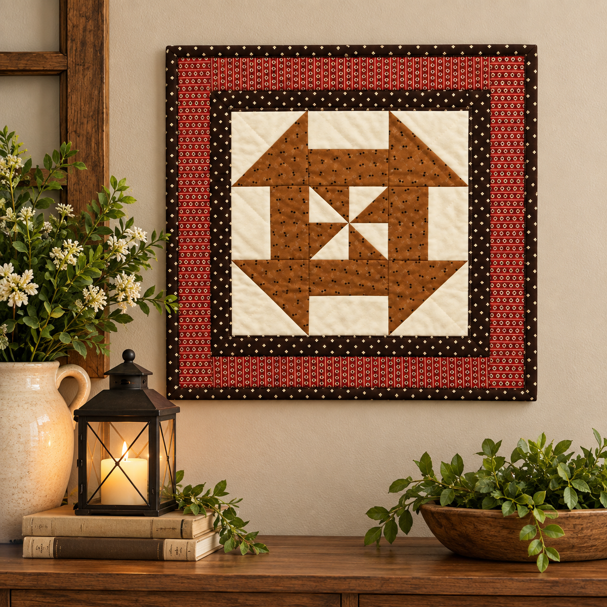 Winds of Grace — Quilted Wall Hanging & Table Mat