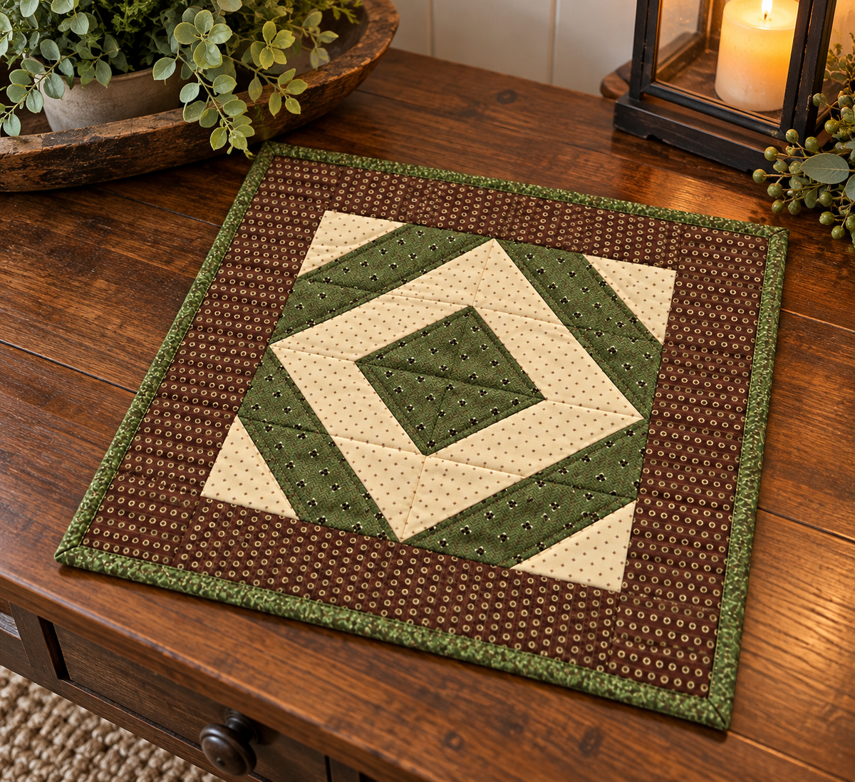 Sower’s Field — Quilted Wall Hanging & Table Mat