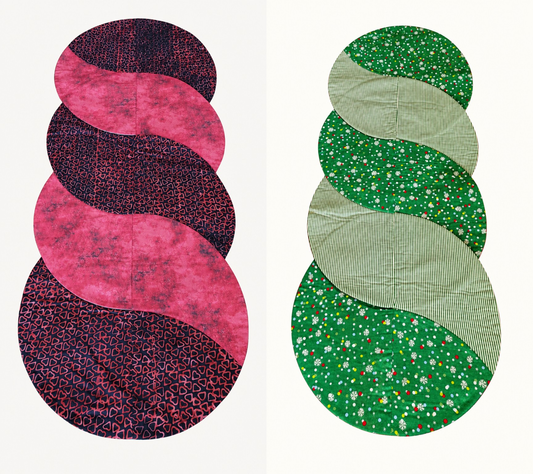 Christmas/ Valentine's –Reversible Twist Table Runner