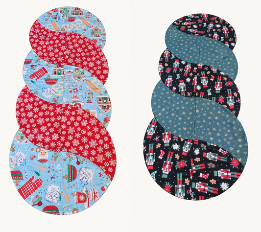 Christmas Baking/ Nutcracker –Reversible Twist Table Runner