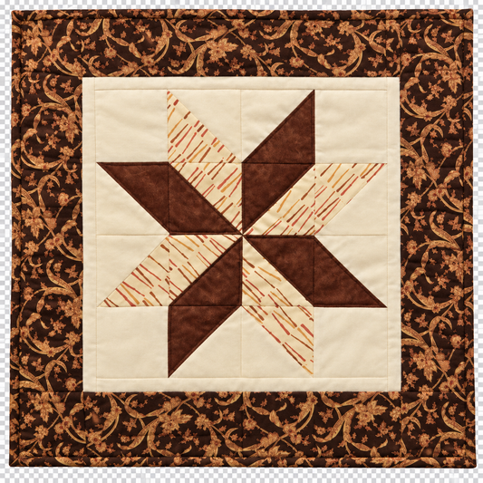Desert Star — Quilted Wall Hanging & Table Mat